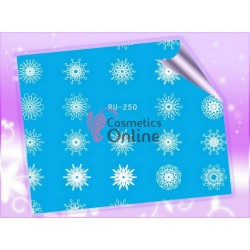 Stickere cu Apa pentru unghii cod RU-250 - Sarbatori de Iarna